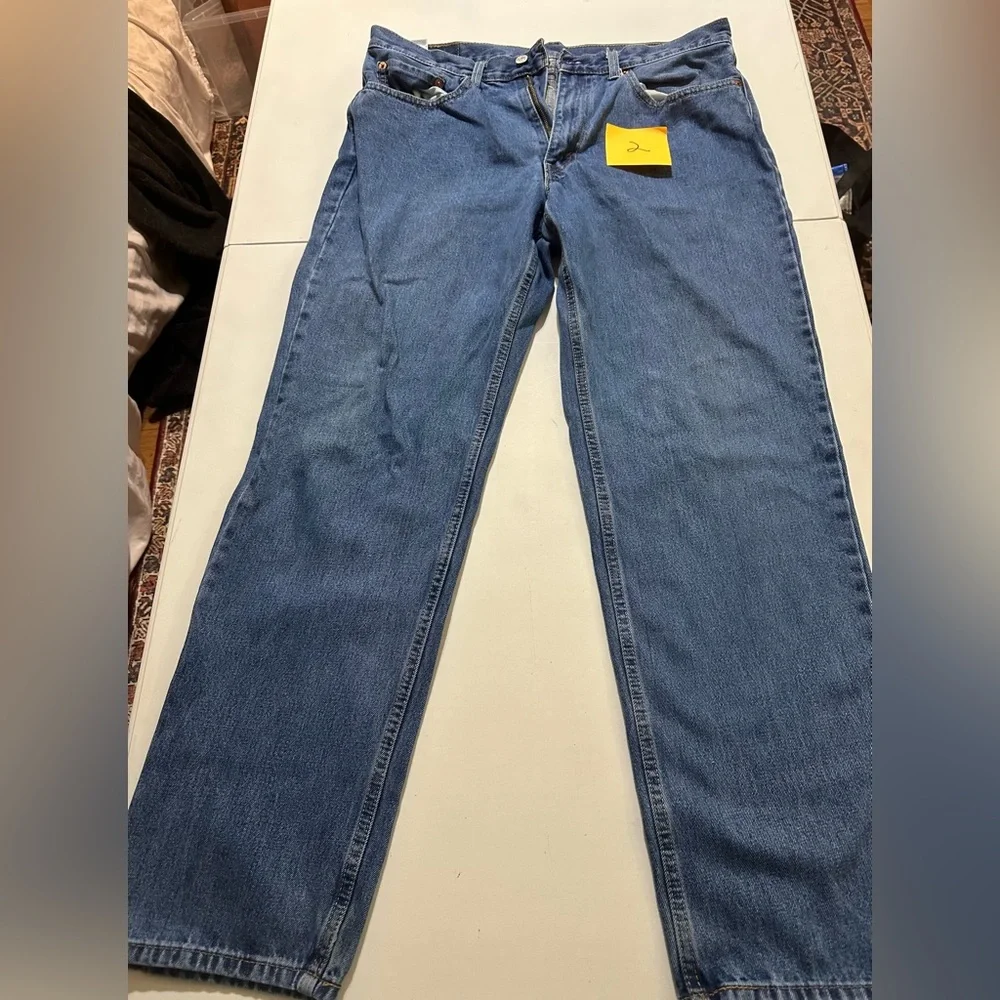 Men’s Levi’s 550 Jeans, dark stone wash, relaxed fit, 36x34.  MULTIPLE PAIRS!